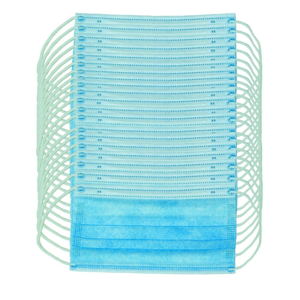 Disposable Surgical Face Mask Use for Medical Dental 3-Ply Ear-loop – Blue
