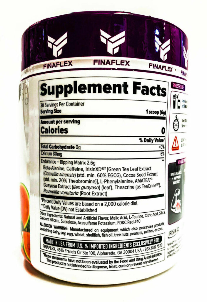 FinaFlex STIMUL8 Pre-Workout ENERGY FOCUS Burn Fat, Build Muscle – 30 Servings